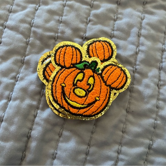 unbranded Other - 🔸3 for $20🔸Pumpkin Mickey Iron On Embroidery Patches